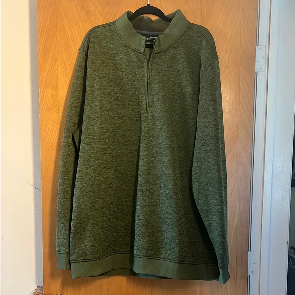 Under Armour Men's Green Half-Zip Sweater  3X